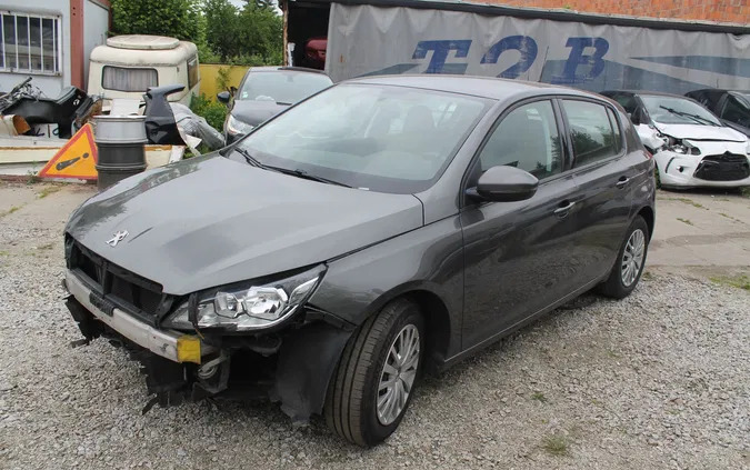 samochody osobowe Peugeot 308 cena 21900 przebieg: 134602, rok produkcji 2017 z Pelplin